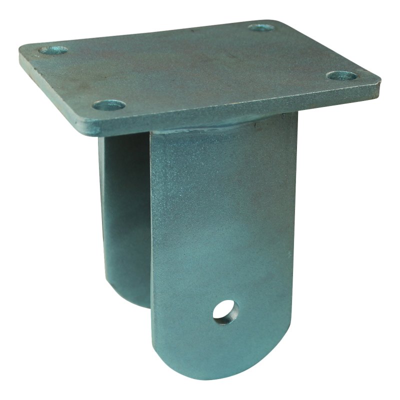 bokwiel 125mm serie 33 ᠆ 22 plaatbevestiging kogellager