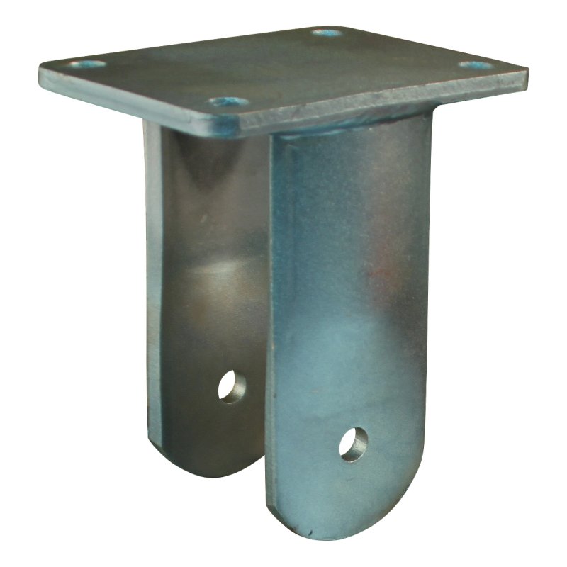 Bockrolle 160mm serie 33 ᠆ 22 Plattenbefestigung Gleitlager