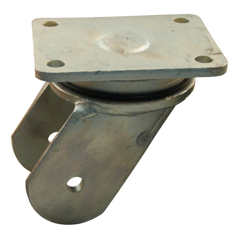 swivel castor 100mm serie 33 ᠆ 22 plate mounting plain bore Stainless steel ball bearing