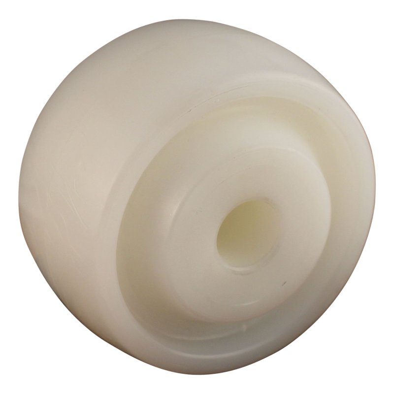 swivel castor 100mm serie 33 ᠆ 22 plate mounting plain bore Stainless steel ball bearing