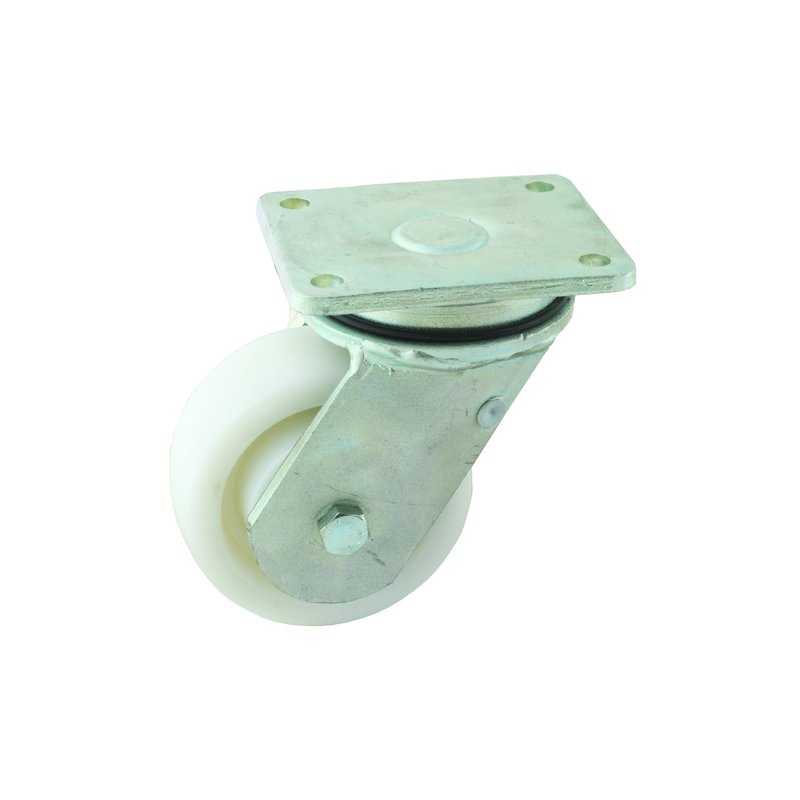 swivel castor 125mm serie 33 ᠆ 22 plate mounting ball bearing