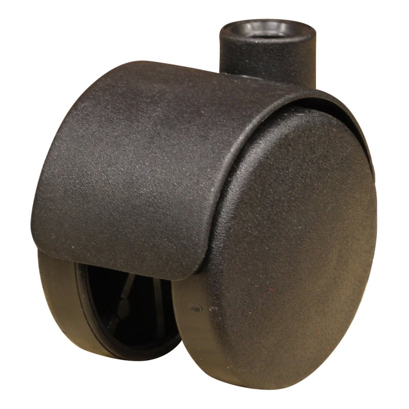 roulette pivotante 40mm série 65 - 68 draadstift M10 palier lisse