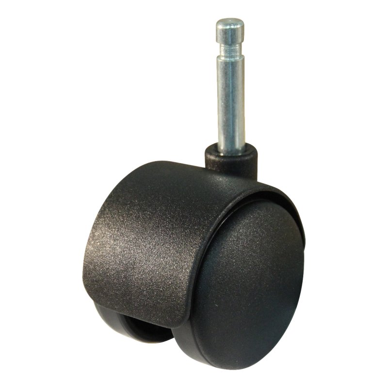 Lenkrolle 50mm Serie 65 - 68 gladde stift voor kunststof huls Gleitlager