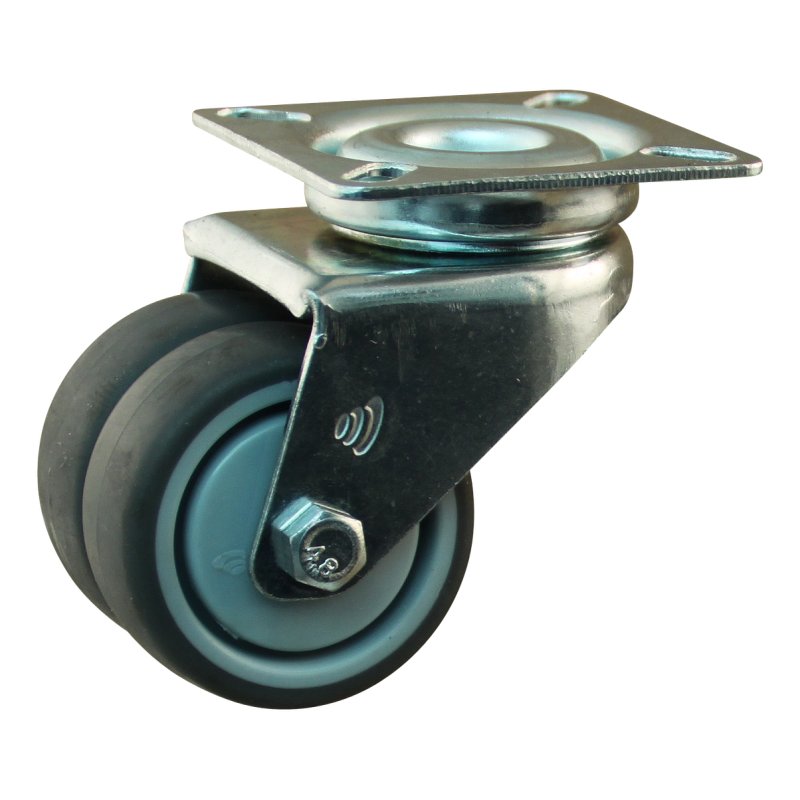 swivel castor 50mm series 68-62 plate mounting ball bearing