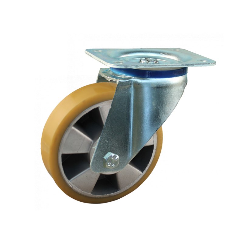 swivel castor 150mm series 29 ᠆ 15 plate mounting ball bearing