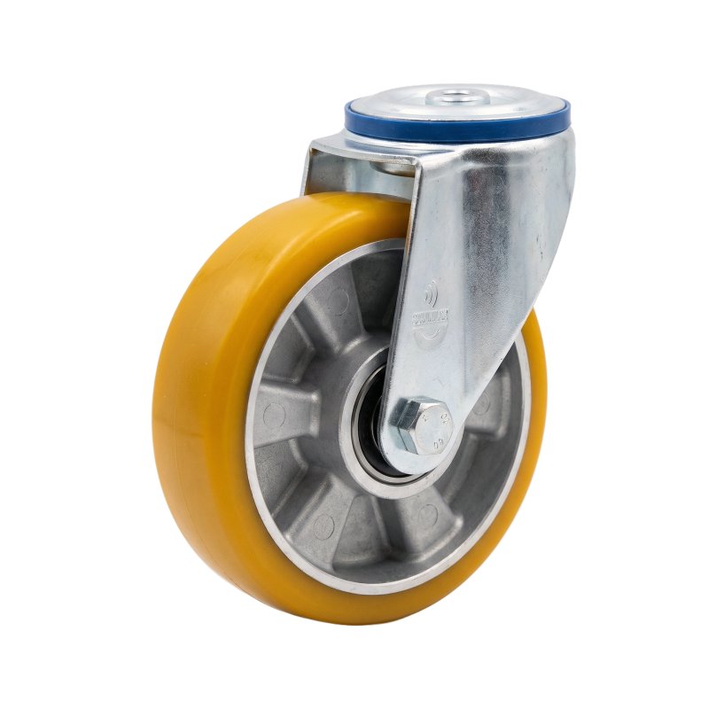 Lenkrolle 160mm Serie 29 ᠆ 15 Rückenloch Kugellager