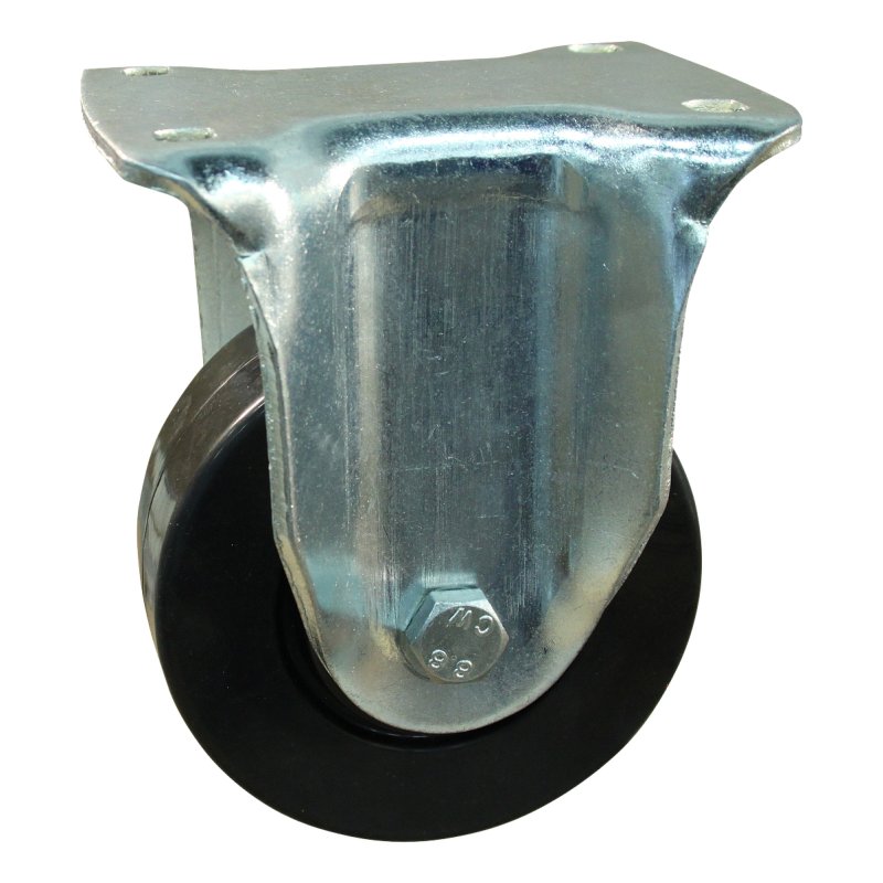 fixed castor 125mm series 05 ᠆ 14 plate mounting ball bearing