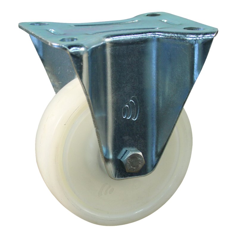 Bockrolle 100mm serie 34 ᠆ 12 Plattenbefestigung Kugellager
