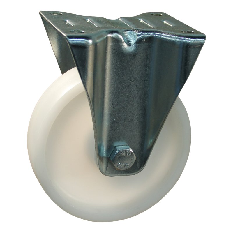 bokwiel 125mm serie 34 ᠆ 12 plaatbevestiging rollager