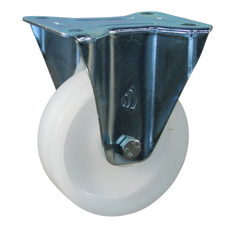bokwiel 65mm serie 34 ᠆ 12 plaatbevestiging glijlager
