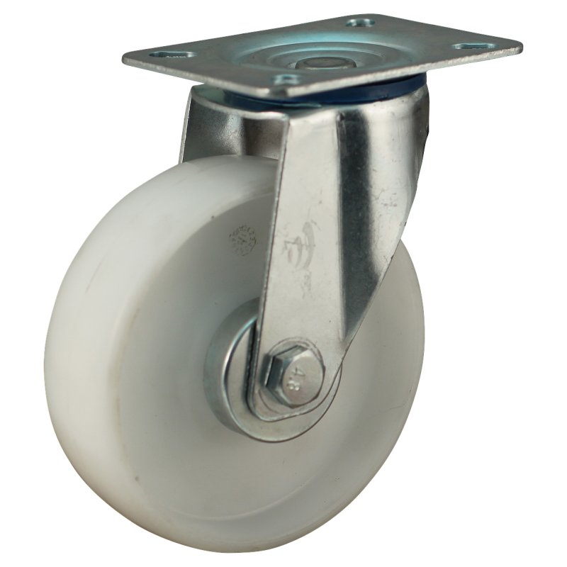 zwenkwiel 125mm serie 34 - 12 plaatbevestiging rollager