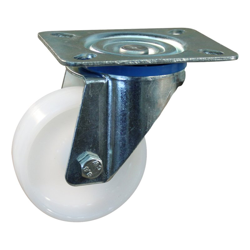 roulette pivotante 80mm serie 34 ᠆ 12 montage de la plaque palier lisse