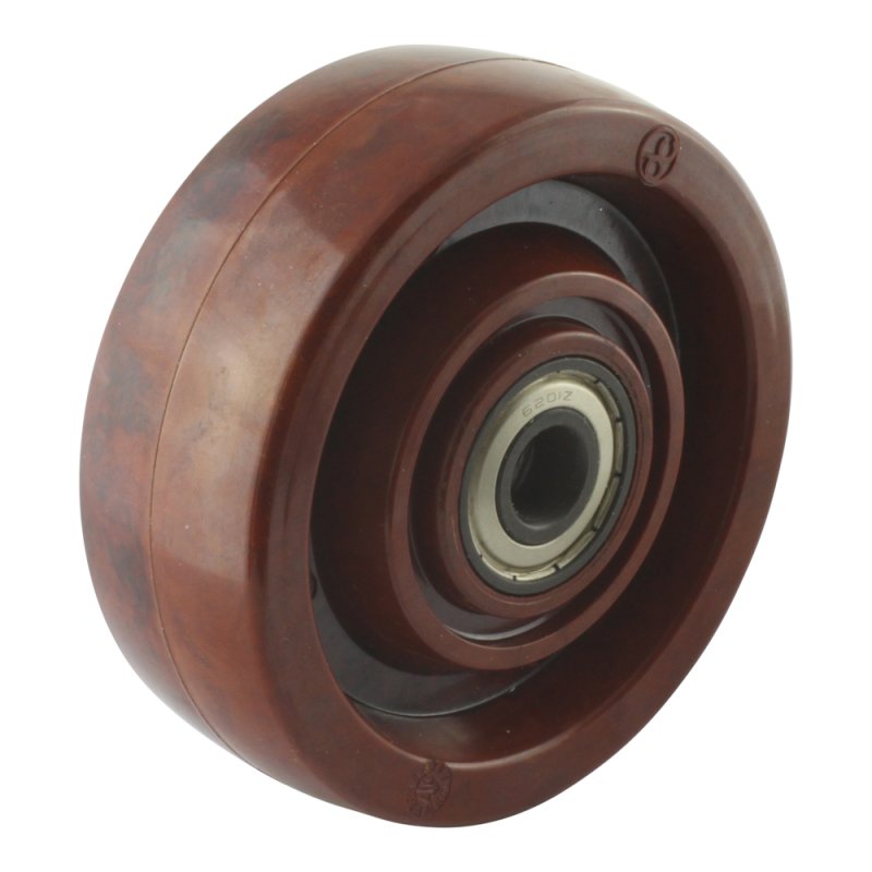 swivel castor with brake 100mm bolt hole ball bearing