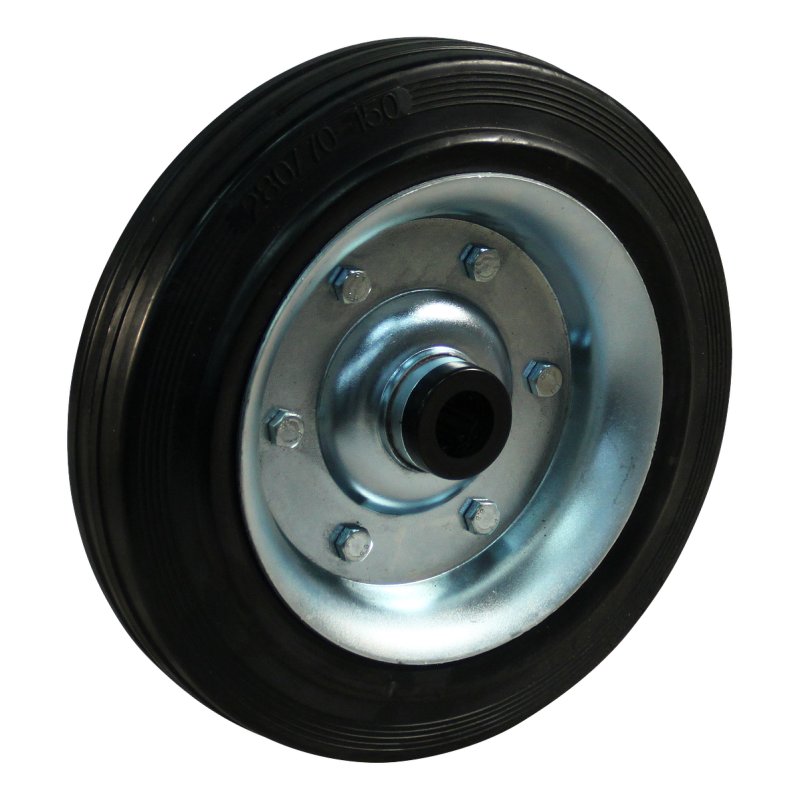 fixed castor 280mm series 02 ᠆ 91 plate mounting roller bearing