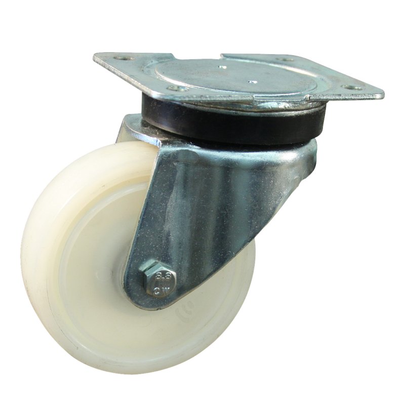 swivel castor 100mm serie 34 ᠆ 14 plate mounting ball bearing