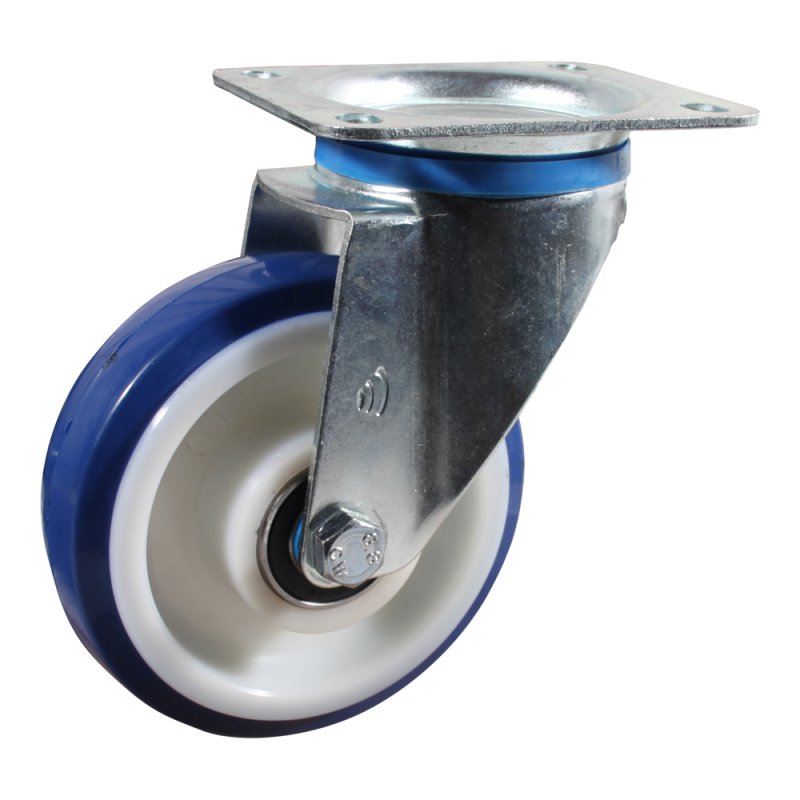 zwenkwiel 150mm serie 27 ᠆ 12 plaatbevestiging kogellager