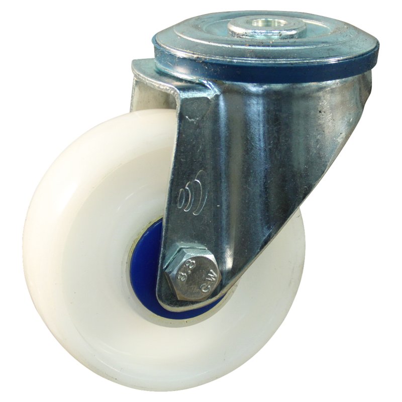 Lenkrolle 100mm serie 34 ᠆ 15 Rückenloch Kugellager