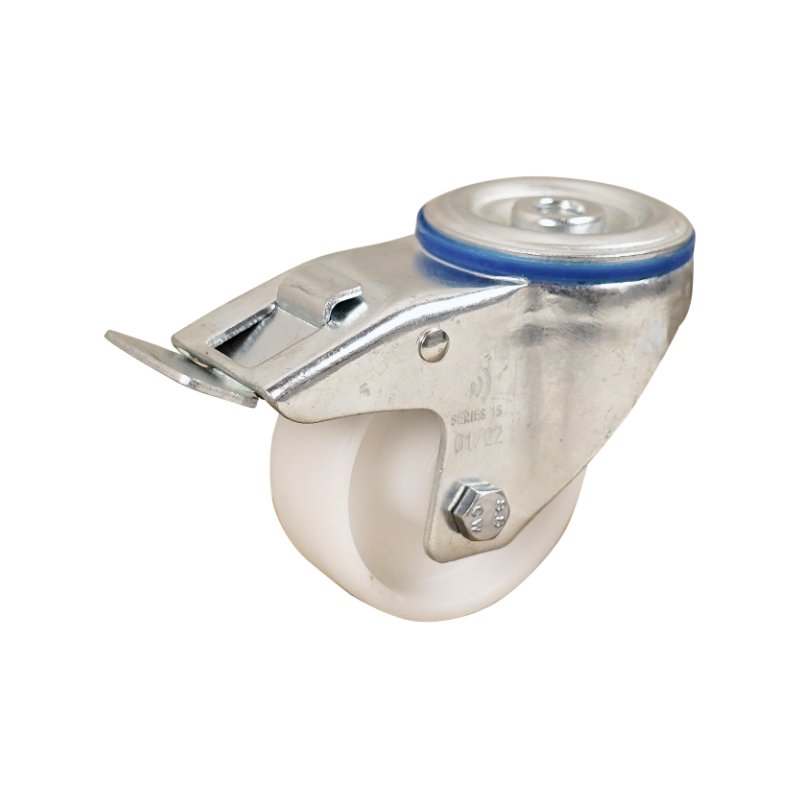 zwenkwiel geremd 150mm serie 34 ᠆ 15 pen kogellager