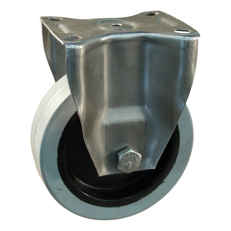 fixed castor 80mm series 14 ᠆ 30 plate mounting ball bearing