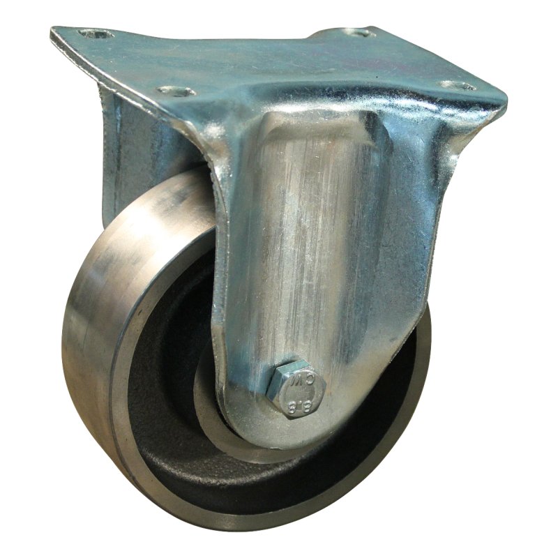 Bockrolle 130mm serie 45 ᠆ 18 Plattenbefestigung Gleitlager