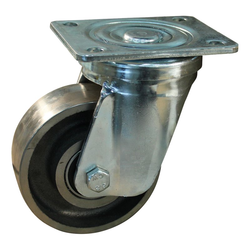 Lenkrolle 150mm serie 45 ᠆ 18 Plattenbefestigung Kugellager