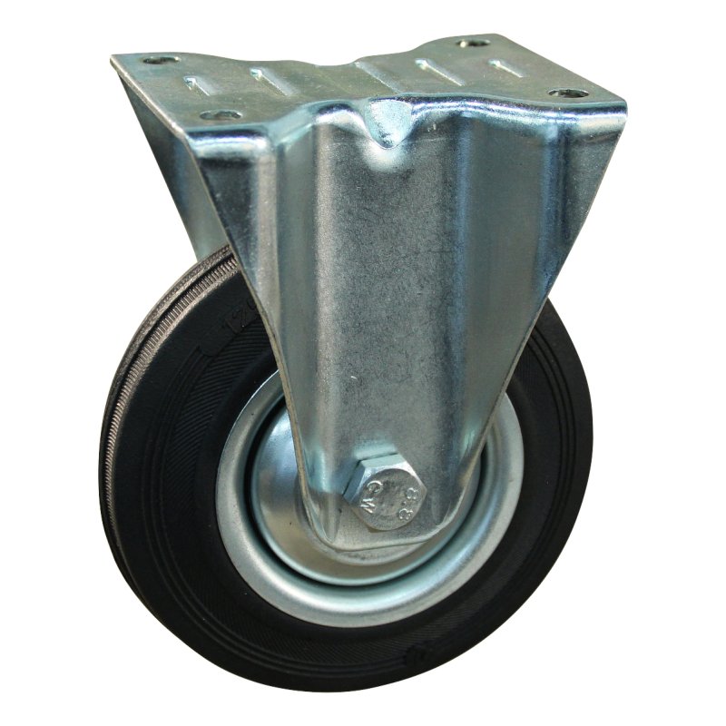 Bockrolle 65mm Serie 02 ᠆ Plattenbefestigung konus-kogellager