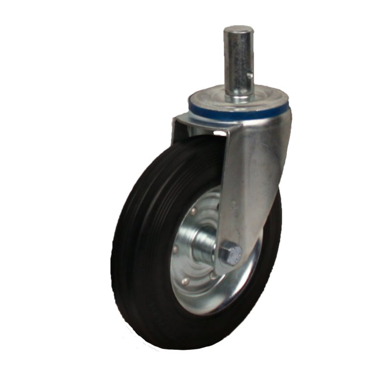 swivel castor 200mm series 02 ᠆ 15 pin plain bore