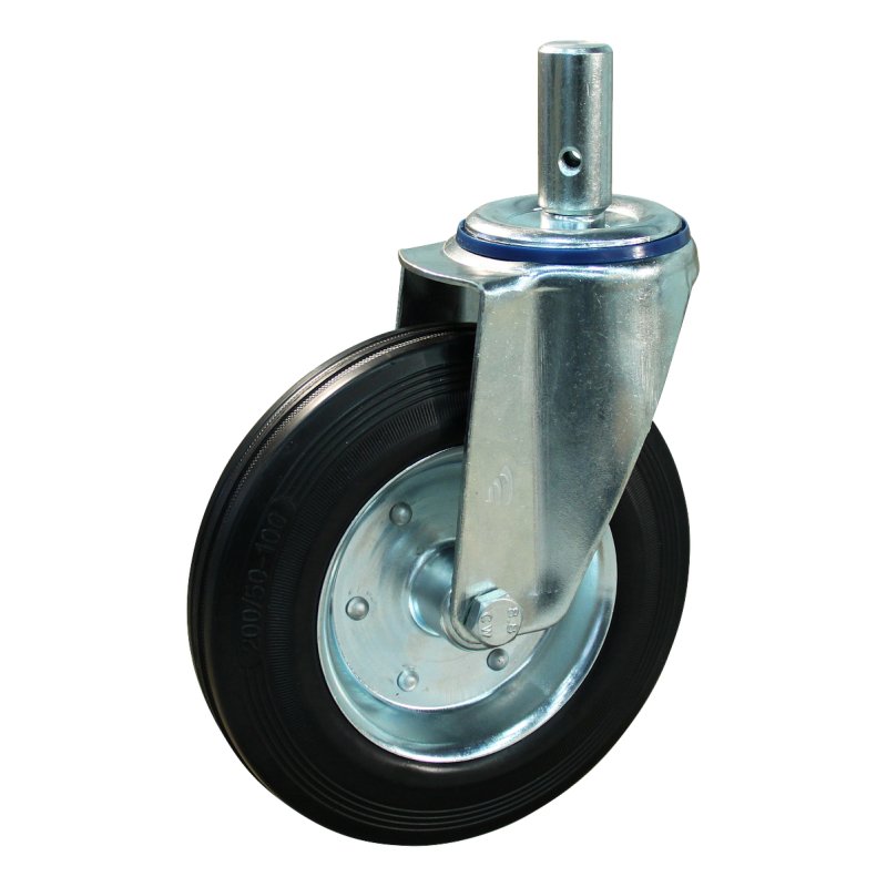 swivel castor 200mm series 02 ᠆ 15 pin roller bearing