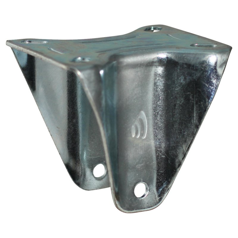 fixed castor 100mm series 07 ᠆ 12 plate mounting roller bearing