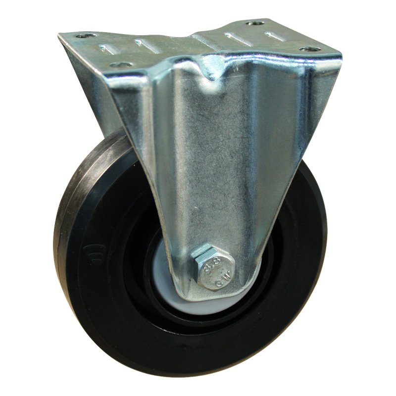 Bockrolle 80mm Serie 07 ᠆ 12 Plattenbefestigung Kugellager