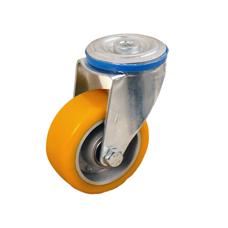 zwenkwiel 100mm serie 29 ᠆ 10 plaatbevestiging kogellager