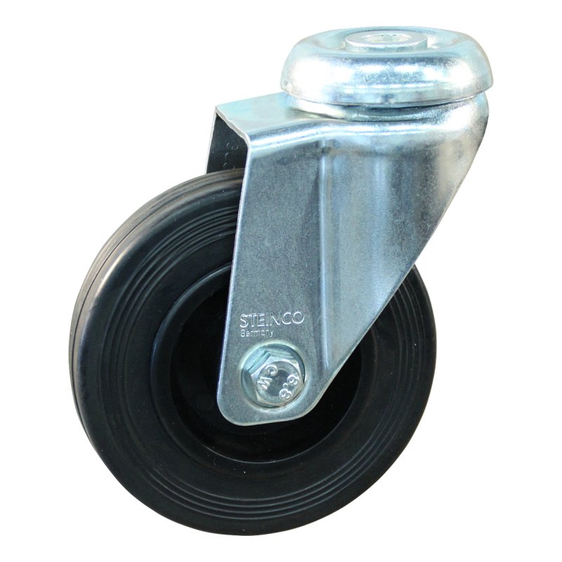 swivel castor 125mm series 01 ᠆ 51 bolt hole bolt hole roller bearing