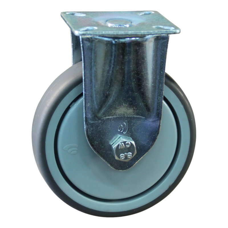 Bockrolle 100mm serie 68 ᠆ 60 Plattenbefestigung Kugellager