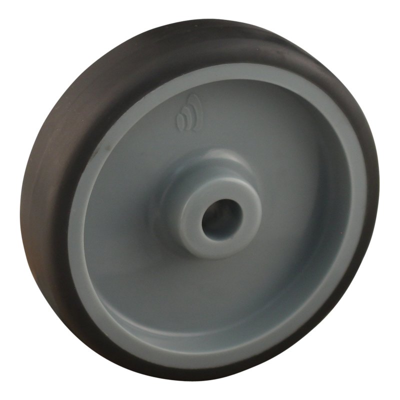 Bockrolle 100mm serie 68 ᠆ 60 Plattenbefestigung Gleitlager