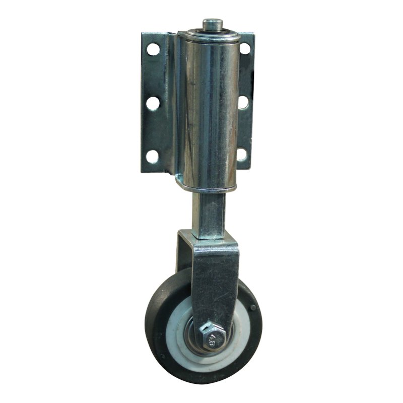 fixed castor spring loaded stepladder wheel 50mm series 68-60 plate mounting ball bearing
