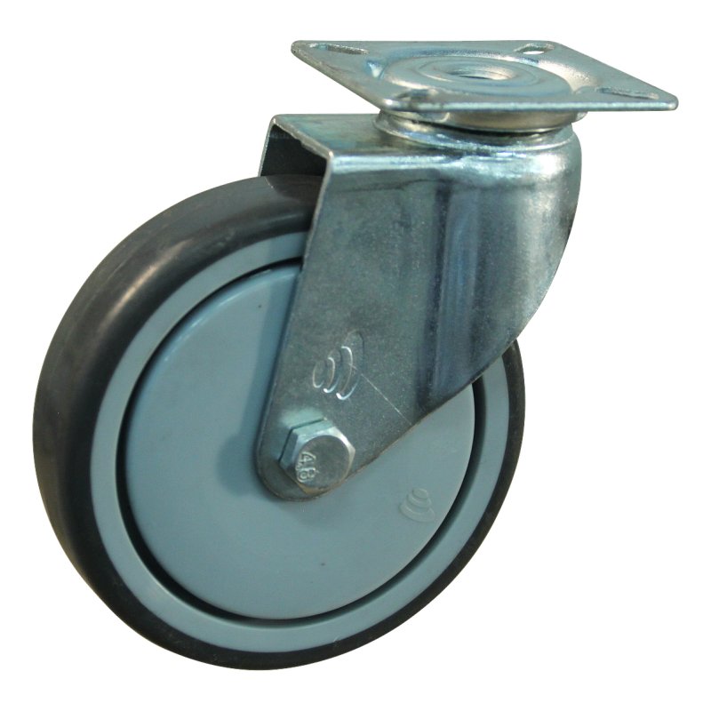 zwenkwiel 100mm serie 68 - 60 plaatbevestiging kogellager