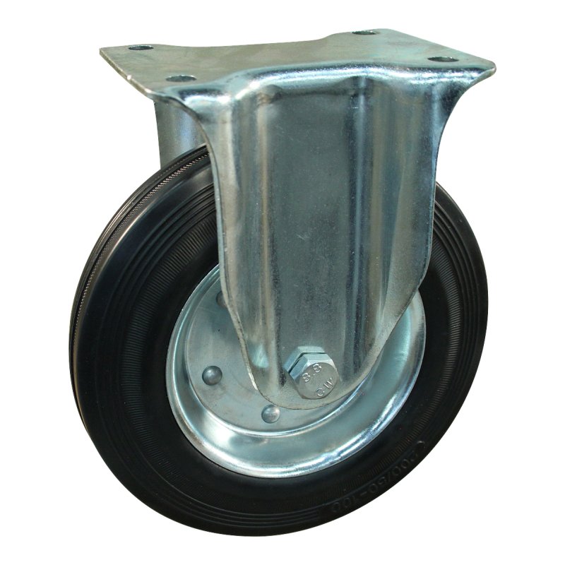 Bockrolle 160mm Serie 02 ᠆ 11 Plattenbefestigung Rollenlager