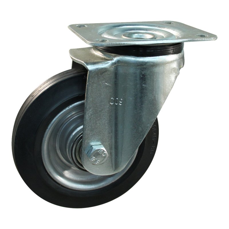 zwenkwiel 250mm serie 02 ᠆ 11 plaatbevestiging kogellager