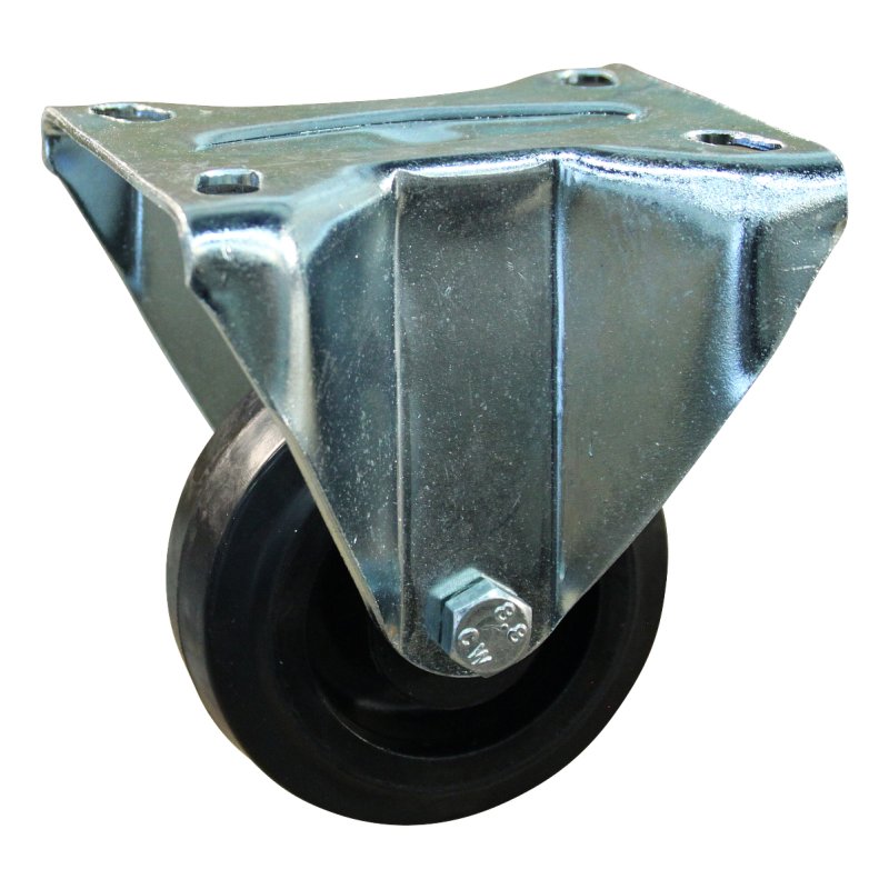 Bockrolle 100mm Serie 07 ᠆ 14 Plattenbefestigung Rollenlager
