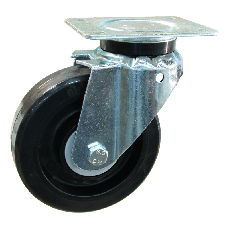 zwenkwiel 125mm serie 07 ᠆ 14 plaatbevestiging kogellager