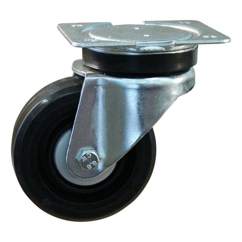zwenkwiel 80mm serie 07 ᠆ 14 plaatbevestiging kogellager