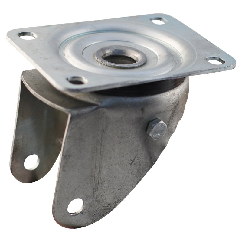 Lenkrolle mit Feststeller 125mm Serie 10 ᠆ 11 Plattenbefestigung Kugellager