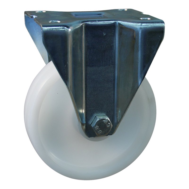 bokwiel 250mm serie 34 ᠆ 91 plaatbevestiging glijlager
