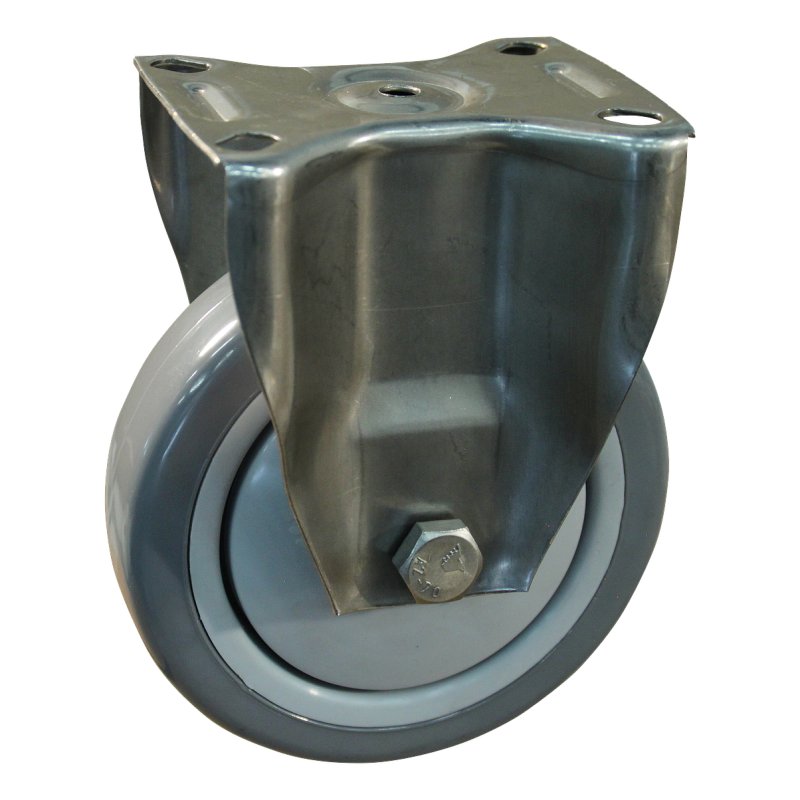 Bockrolle 100mm serie 36 ᠆ 30 Plattenbefestigung Kugellager