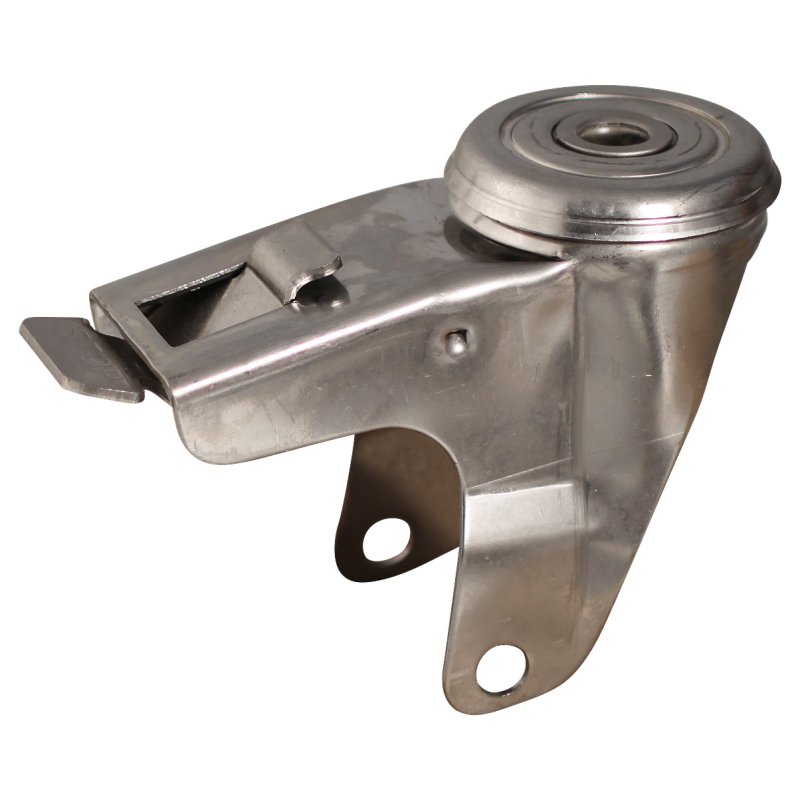 roulette pivotante avec frein 125mm serie 36 ᠆ 30 trou pour boulon roulement à billes