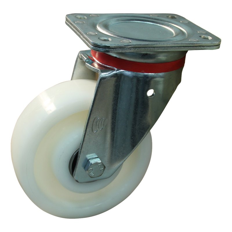 roulette pivotante 125mm serie 33 ᠆ 17 montage de la plaque palier lisse