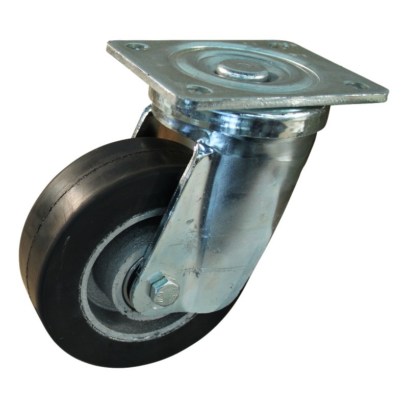 swivel castor 150mm series 04 ᠆ 18 plate mounting ball bearing