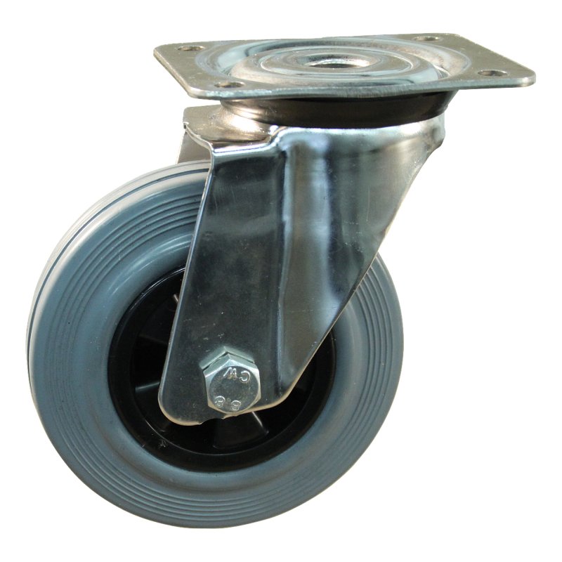 roulette pivotante 160mm serie 11 ᠆ 31 montage de la plaque roulement à aiguilles éxécution inox