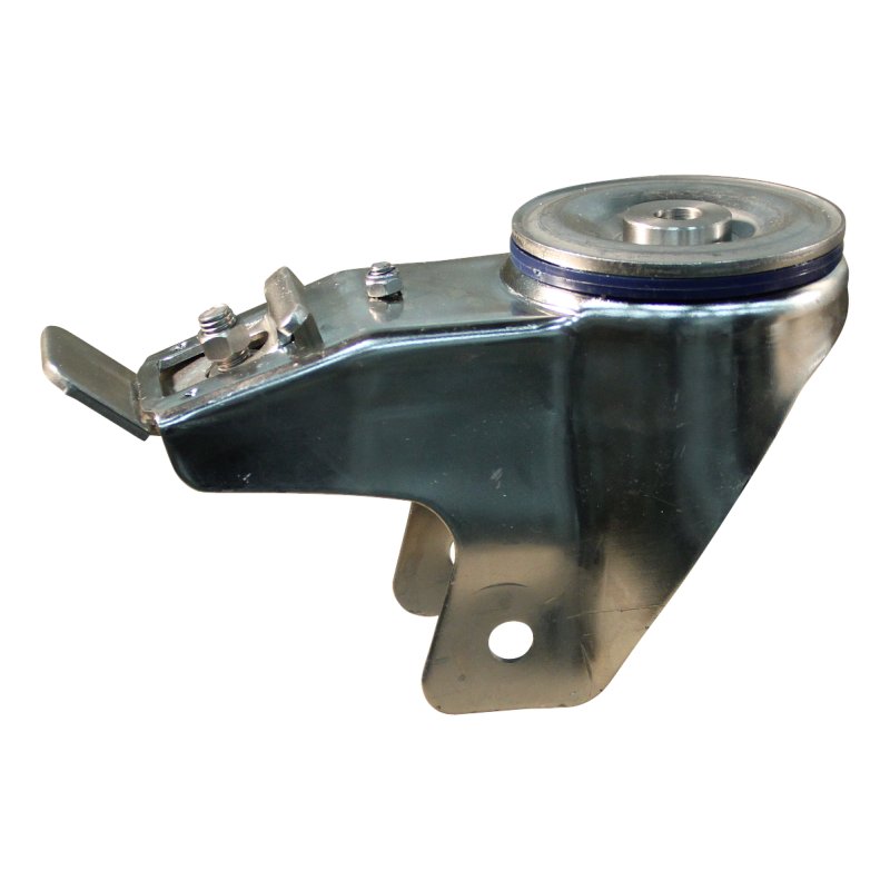 roulette pivotante avec frein 160mm serie 11 ᠆ 31 trou pour boulon palier lisse