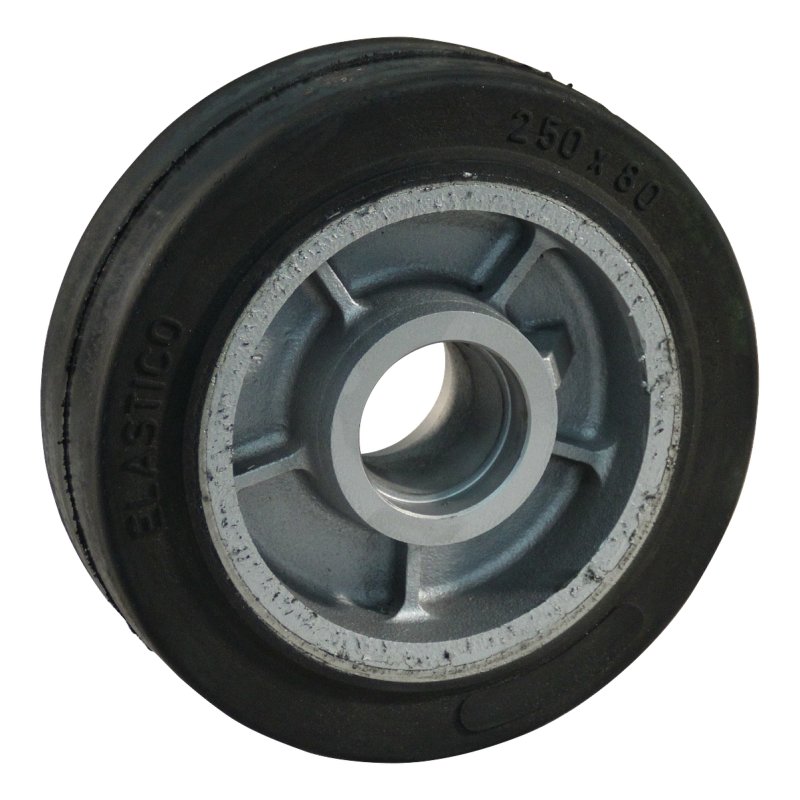 swivel castor with brake 250mm series 04 ᠆ 20 plate mounting ball bearing